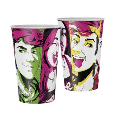 Imagem de COPO PAPEL 180 ml EMILLY VICK E DOS ROSA 08 un.