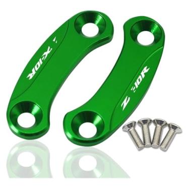 Imagem de BYYINGSUS Tampa do espelho traseiro do para-brisas da motocicleta compatível com ZX-6R 2019-2023 ZX-10R 2016-2023 (verde Zx-10r)