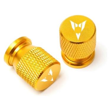 Imagem de 2 tampas de válvula de pneu compatíveis com MT09 MT07 MT10 MT03 MT 09 07 03 10 MT-09 MT-07 MT-10 Tracer 900 700 GT FZ09 XSR700 XSR900(Glod)