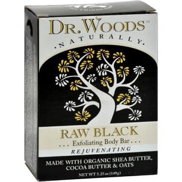 Imagem de Pacote com 2 sabonetes em barra Dr. Woods Raw Black 155 ml