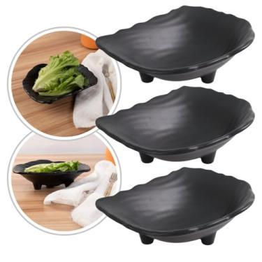 Imagem de Tigela Prato Fundo Melamina Premium Bowl Preto Travessa Oriental Sushi Ceviche Sunomono (3)