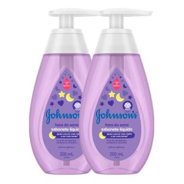 Imagem de Kit 2 Sabonete Líquido Infantil Johnson`s Hora do Sono 200ml