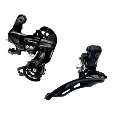 Imagem de Kit Shimano Tourney Câmbio Traseiro / Dianteiro Ty300/tz510
