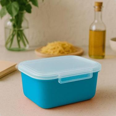 Imagem de Marmita Fitness Pote Plastico 750ml com Trava Para Dietas Almoço Janta