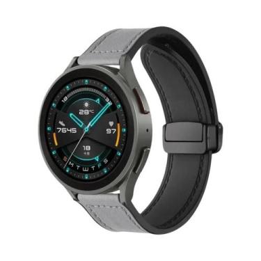 Imagem de Pulseira De Couro E Silicone De 41mm E 46mm Para Huawei Watch GT 4, GT