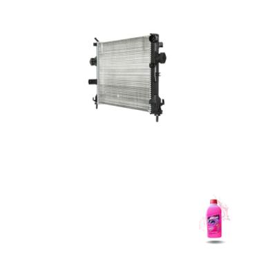 Imagem de Kit Radiador GM Astra 1.8 e 2.0 1998 a 2007 Sem Ar + Aditivo Rosa Visconde RV Extra