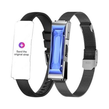 Imagem de Pulseira Inteligente Bluetooth Feminina LIGE Monitor De Frequência Car