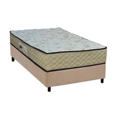 Imagem de Conjunto Box Solteiro: Colchão Espuma Paropas Ag65 Sofistic Clean + Base Crc Suede Clean (88x188)