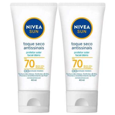 Imagem de NIVEA Sun Kit com 2 Protetores Solares Faciais FPS70, Kit