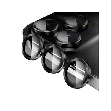 Imagem de Protetor de Lente para iPhone 15 Pro Max - One Armor - Frame para câmera - Preto - Gshield