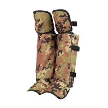 Imagem de simhoa Polainas de proteção para as pernas, capa protetora para botas de inverno para esqui, viagens, montanhismo, camping e esportes ao ar livre, Verde