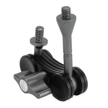 Imagem de Fabater Braço Articulado de Câmera de Liga de Alumínio Ajustável para Fotógrafos e Cinegrafistas, Braço de Suporte Portátil para Microfone de Luz LED de tripé, Parafuso de 1/4 pol., Rotação