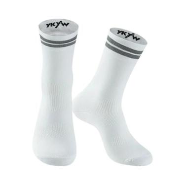 Imagem de Meias De Compressão Respiráveis Unissex Para Ciclismo, Corrida E Espor