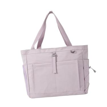 Imagem de Generic Bolsa de tênis com compartimento separado para sapatos, bolsa multifuncional para transporte de tênis, grande capacidade para raquetes esportivas, Rosa
