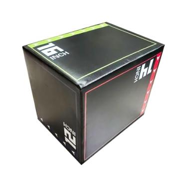 Imagem de Generic Caixa de salto pliométrico 3 em 1, equipamento de exercício de salto, portátil, versátil, caixa de agilidade para academia de ginástica em