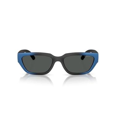 Imagem de Óculos de Sol Arnette Curbside 0AN4350 297587 Tam 55 / Preto/Azul - Lentes Cinza Escuro