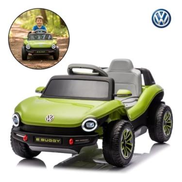 Imagem de Mini Carro Elétrico Infantil 12v Volkswagen Buggy Verde - BW432VD