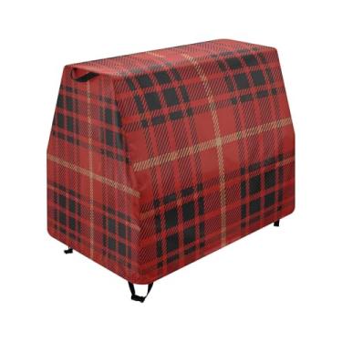 Imagem de Qilmy Vintage Buffalo Plaid Kids Water Table Cover, Duty Waterproof Patio Table Covers for Outdoor Toddler Splash Tables, UV Resistant & Dustproof Play Table Protector, Cover Only