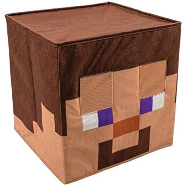 Imagem de Disguise bloco de cabeça 119799 acessório oficial para fantasia de Minecraft, máscara de fantasia de tamanho único, A, tamanho nico
