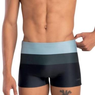 Imagem de Sunga Mash Boxer Estampa Listrada Colcci Box Forrada Cordão de Regulagem Masculina-Masculino
