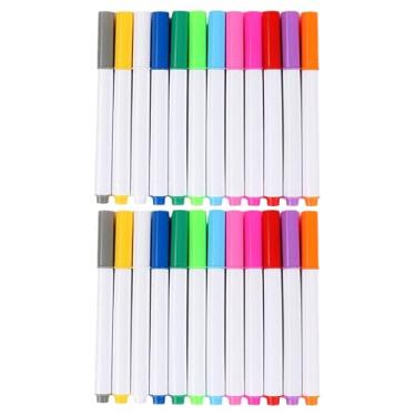 Imagem de Tofficu Marcadores de Led para Quadro de Desenho – 24 Marcadores de Giz Líquido Coloridos para Quadros de Mensagens de Led, de Desenho E Iluminados Em Acrílico, Canetas Neon Apagáveis ​​para