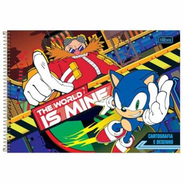 Imagem de Caderno de Cartografia Sonic 80 Folhas Tilibra 1040593
