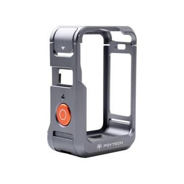 Imagem de PGYTECH Gaiola de câmera para Osmo Action 6, caixa de vlogging de liga de alumínio, moldura protetora com conector magnético de liberação rápida, orifício de rosca de 0,6 cm, sapata fria para