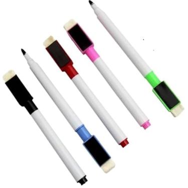 Imagem de Caneta Com Apagador para Quadro Branco E Lousa Magnetica 6 unidade
