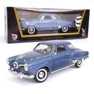 Imagem de LUCKY DIE CAST 1950 Studebaker Champion 1/18 Scale Die-Cast Metal Model Premium Classic Vintage Alloy Collection Cars with Display Case, for Kids Men and Teens Dad 14+ Year