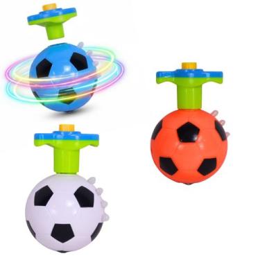 Imagem de Pião Eletrônico Bola de Futebol com Luzes - Castela
