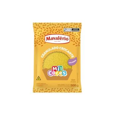 Imagem de Granulado Colorido Mil Cores Mavalério 500g, Amarelo