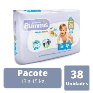 Imagem de Fralda Capricho Bummis 1 Pacote Tamanho XG  Com 38 Unidades - 13 á 