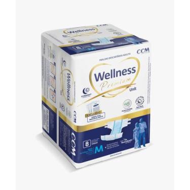 Imagem de Fralda Wellness Descartavel Geriátrica Tamanho M - welness