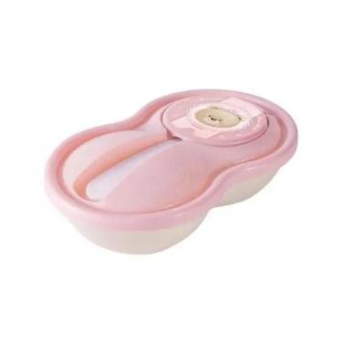 Imagem de Pote Papinha Com Colher E Tampa Ursa 320ml Plasútil - plasutil