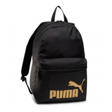Imagem de Mochila Puma Phase Backpack - Preto e Dourado