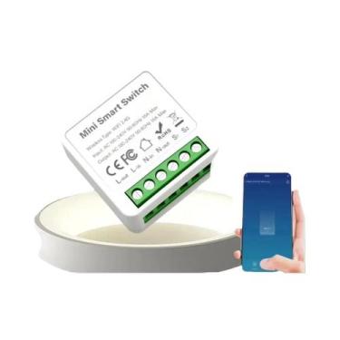 Imagem de Interruptor Mini Inteligente 16A Tuya Wifi ZigBee 3.0 Módulo De Interr