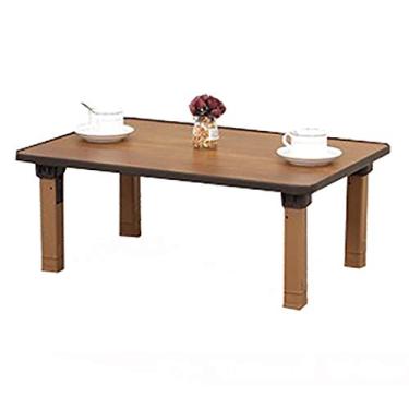 Imagem de ZXLPHA Mesa de café, mesa de jantar retangular/mesa baixa de estilo japonês/mesa de estudo/mesa pequena, para quarto de tatami, janela de sacada, sala de chá