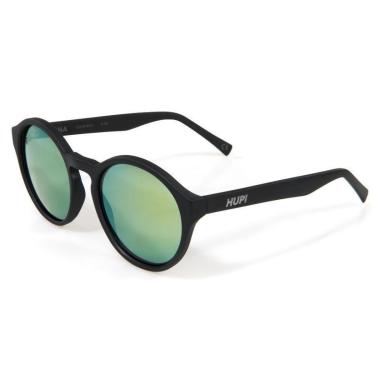 Imagem de Óculos de Sol HUPI Kona Preto Fosco - Lente Verde Espelhado-Unissex