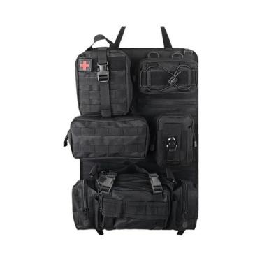 Imagem de Bolsa De Armazenamento Tática Aprimorada Para Encosto De Banco De Carr