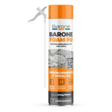 Imagem de Espuma Expansiva Poliuretano 500ML 340G Barone 22616
