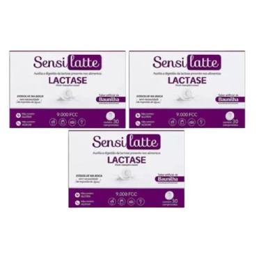 Imagem de Kit 3 Suplemento Alimentar Sensilatte Sabor Baunilha 30 Comp