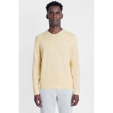 Imagem de Tricot Aramis Manga Longa Amarelo Claro-Masculino