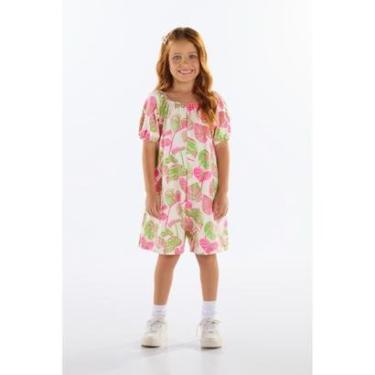 Imagem de Macaquinho Estampado para Menina Quimby-Feminino