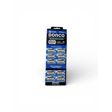 Imagem de Cartela de Lâmina Dorco Platinum Cartela 50 Lâminas Para Barbear