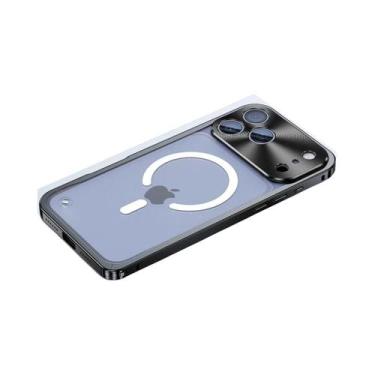Imagem de Capa Magnética De Metal Para iPhone 17 16 15 14 13 12 pro Max plus 17A