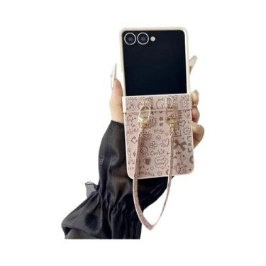 Imagem de Capa De Couro Com Desenho Animado Para Samsung Galaxy Z Flip 7 FE 6 5 