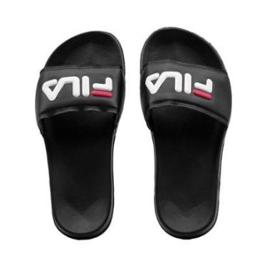 Imagem de Slide Preto, Branco e Vermelho Sleek | Fila-Masculino