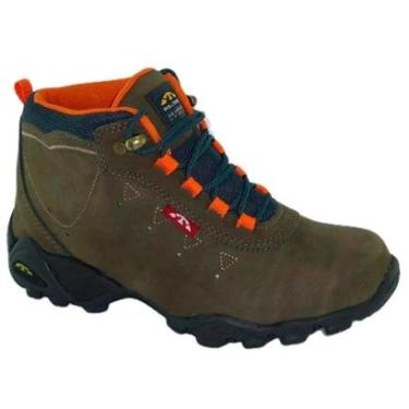 Imagem de Bota Bull Terrier Breeze Carbono e Laranja Feminino-Feminino