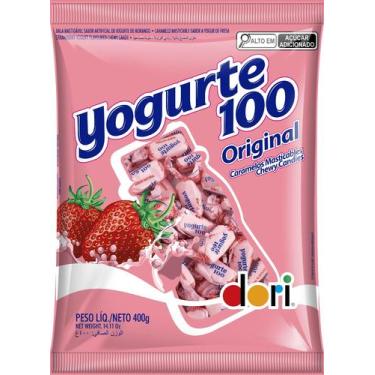 Imagem de Bala dori 400g sabor:yogurte 100, YOGURTE 100
