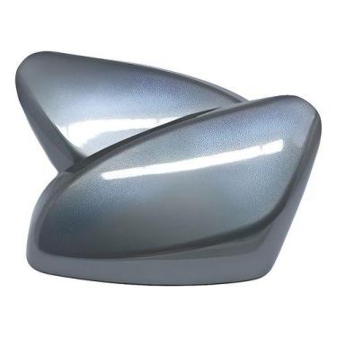 Imagem de Par Capa Retrovisor Hb20 2013/2018 C/furo Cinza Titanium Cor:Cinza Tit